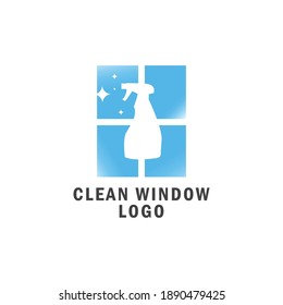 clean window logo design vector