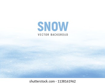 Clean winter background with realistic snow drifts. Eps8. RGB