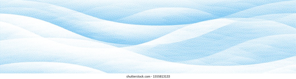 Clean winter background with snow drifts. Eps8. RGB