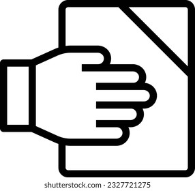 Clean Wiper Line Icon - Single Icon, Vector 
