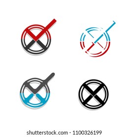 Clean X letter icon logotype sign symbol illustration.creative simple 3d vector isolated on white background