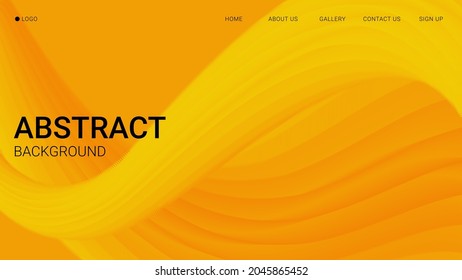 clean yellow abstract background landing web page perfect for your landing page design