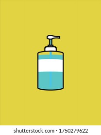 clean your hand every day with hand sanitizer