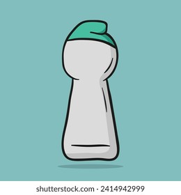 Cleaner bottle. Concept isolated. Flat cartoon style vector