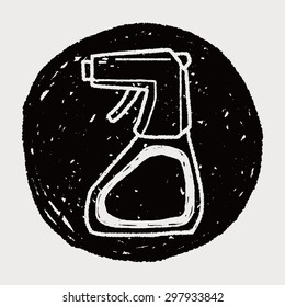 cleaner bottle doodle