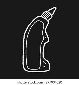 cleaner bottle doodle