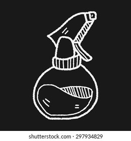 cleaner bottle doodle