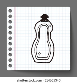 cleaner bottle doodle