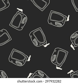 cleaner bottle doodle seamless pattern background