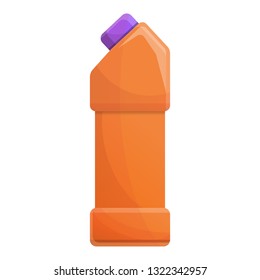 Cleaner bottle icon. Cartoon of cleaner bottle vector icon for web design isolated on white background