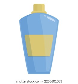 Vector de caricatura de icono de botella más limpio. Producto líquido. Limpieza de plástico