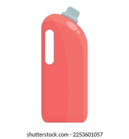 Vector de caricatura de icono de botella más limpio. Producto plástico. Contenedor de pulverización