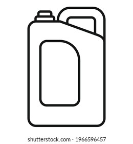Icono de cartucho más limpio. Icono vector del filtro de contorno para diseño web aislado en fondo blanco