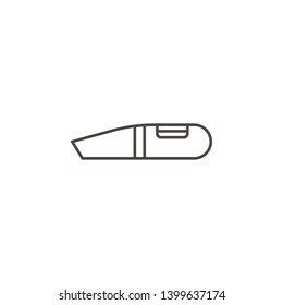 Cleaner, cleaning gadget vector icon. Simple element illustration from UI concept.  on white background