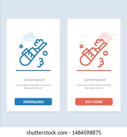 Cleaner, Cleaning, Vacuum, Pipe  Blue and Red Download and Buy Now web Widget Card Template. Vector Icon Template background