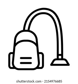 cleaner flat line icon. Outline sign for mobile concept and web design, store.