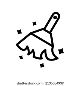 Cleaner icon. line icon style. suitable for cleanliness icon. simple design editable. Design template vector