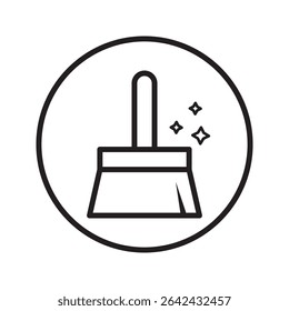 cleaner icon on white background