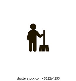cleaner icon. sign design