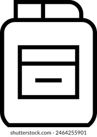 cleaner icon. Thin linear style design isolated on white background