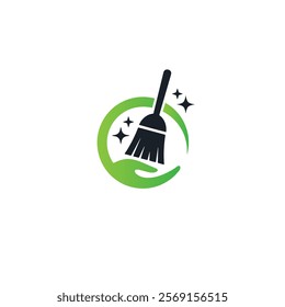 Cleaner logo flat vector design