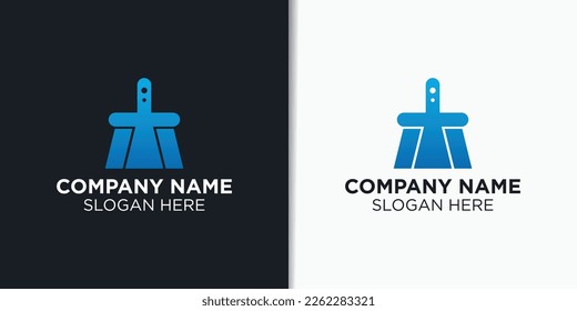 cleaner logo vector, job service logo template