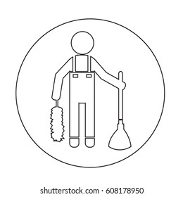 Cleaner Man icon