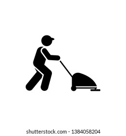 Cleaner, vacuum, worker icon. Element of workers icon. Premium quality graphic design icon. Signs and symbols collection icon for websites, web design