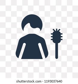 Cleaner vector icon isolated on transparent background, Cleaner transparency concept can be used web and mobile