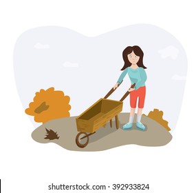 Cleaner vector. spring clean