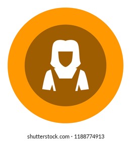 cleaner woman vector icon