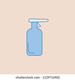 Cleaning agent icon. Element of bathroom for mobile concept and web apps illustration. Field outline icon for website design and development, app development