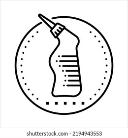 Cleaning Bottle Icon, Cleaning Container Icon Vector Art Illustration