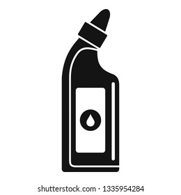 Cleaning bottle icon. Simple illustration of cleaning bottle vector icon for web design isolated on white background