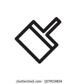 Cleaning broom icon. Broom icon for UI design. vector