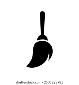 Cleaning broom icon vector design.