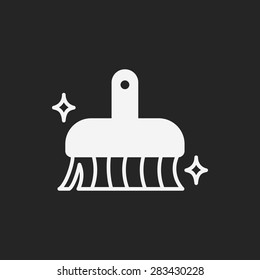 cleaning brush icon