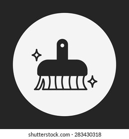 cleaning brush icon