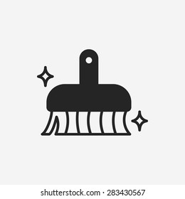 cleaning brush icon