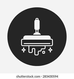 cleaning brush icon