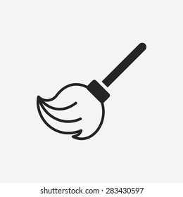 cleaning brush icon