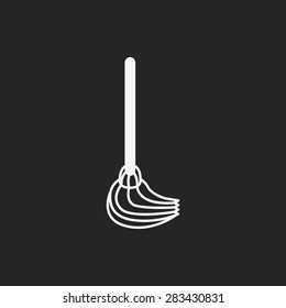 cleaning brush icon