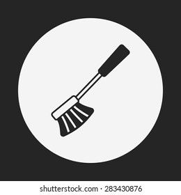 cleaning brush icon