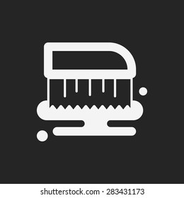 cleaning brush icon