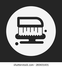 cleaning brush icon
