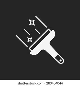 cleaning brush icon
