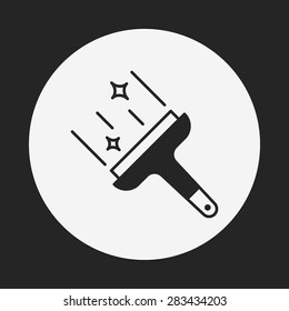 cleaning brush icon