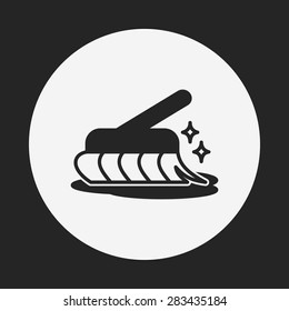 cleaning brush icon
