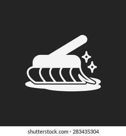 cleaning brush icon
