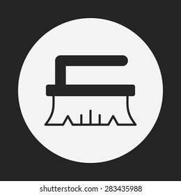 cleaning brush icon